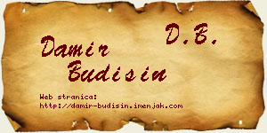 Damir Budišin vizit kartica